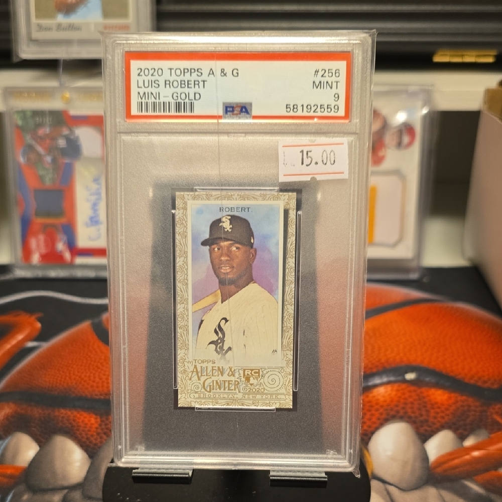 Topps Allen & Ginter Luis Robert Mini Card with Gold Accents